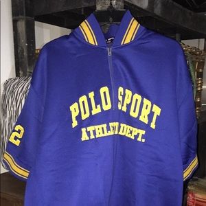 Vintage 90s polo sport warm up